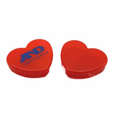 China Plastic Heart Shape One Day 3 Times Pill Organizer Plastic Pill Box Box Case 3 Compartments for sale