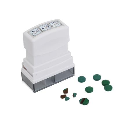 China 2020 Plastic Ready To Ship New Product Plastic Button Pill Cutter Stock Pill Box for sale