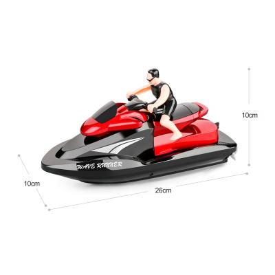 China Remote Control Operation 809 Motorcycle Remote Control Tinting 2.4G Yacht 4CH Long Resistance High-speed Double-Layer Waterproof Remote Control Boat for sale