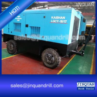 China Kaishan China Diesel Screw Air Portable Compressor for sale