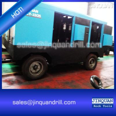 China Kaishan Diesel Screw Portable Air Compressor with Cummins Engine LGCY-33/25 Air Compressor for sale