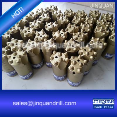 China 34mm 7 buttons tapered drill bits top hammer drilling for marble quarrying for sale