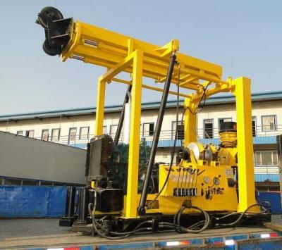 China ZSYX-300T Full Hydraulic Small Water Well Drilling Rig (mud pump draining, trailer type) for sale