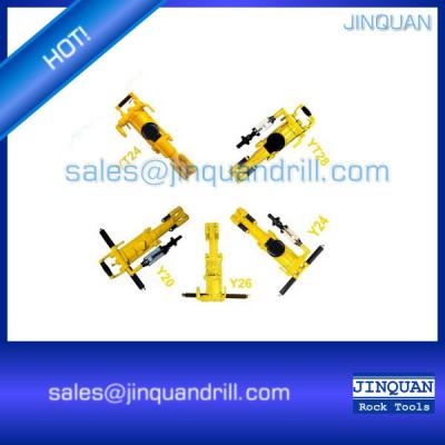 China Jinquan Y6 Y19A Y20 Y24 Y26 YT27 YT28 YT29A Pneumatic Rock Drill Jack Hammer for sale