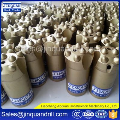 China Socket bits for jack hammer tapered button drill bits D34mm 36mm 38mm for sale