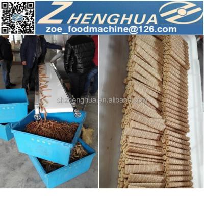 China ZH-1800 Egg Roll, ZH-2000 Wafer Stick, Egg Roll Making Line / Electricity, Or Gas Heated / With Double Rolls for sale