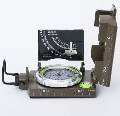 China Pointing Guide Factory New Professional Strong Magnetic Compass With Gradienter Compass Professional Military Sighting Clinometer For Sale for sale