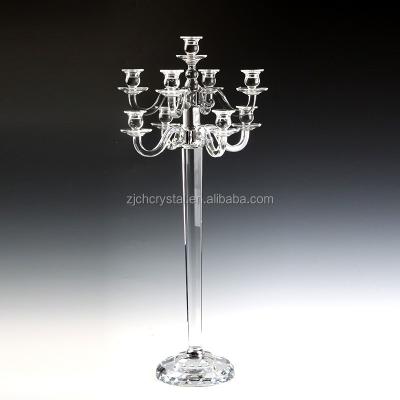 China Wholesale crystal candelabra elegant weddings table decorations wedding centerpieces cc028 for sale