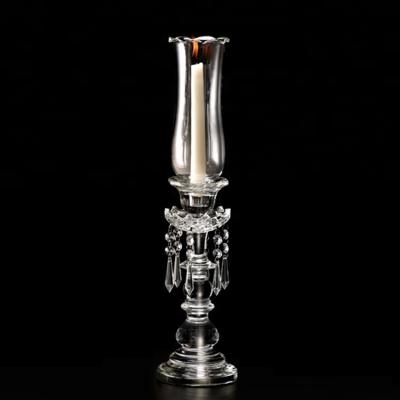 China weddings top grade ware clear crystal candle holder for home decoration cc011 for sale