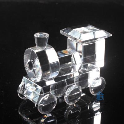 China China New Year Small Unique Table Decoration Crystal Train Model For Kids Gift for sale