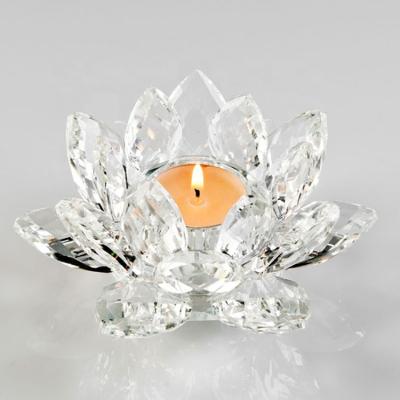 China Wholesale Weddings Beautiful Design Handmade Lotus Candle Holders For Wedding Decor for sale