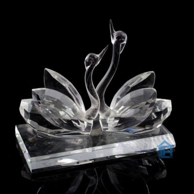 China Excellent Design China Swans Crystal Creative Home Decoration Car Interior Furnishing Items for sale