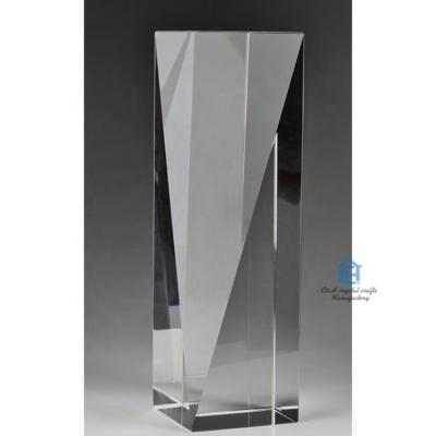 China China Polished High Quality Custom Award K9 Clear Crystal Trophy Wholesale for sale