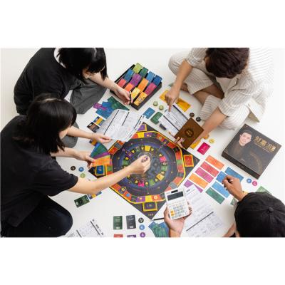 China New design hot sale plastic and paper board game production printing your own board game for sale