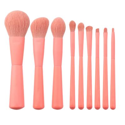 China Flat Brush Wemay Makeup Brushes Custom Logo Make Up Brush Set High Quality Green Eye Customizable OEM Customized Hair Style Wooden Time for sale