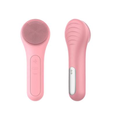 China 2021 Acne Treatment Silicone Sonic Facial Cleansing Brush Multifunction Silicone Face Brush Vibration Cleaning Massage IPX7 for sale