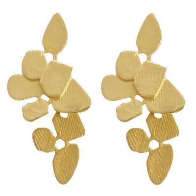 China FASHIONABLE High Quality Gold Leaf Studs Earring Elegant Leaves Design Drop Earring Studs For Women for sale