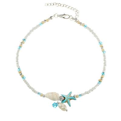 China Wholesale CLASSIC Mizhu Fashion Anklet, Conch And Starfish Dangling Anklet, Yoga Beach Anklet Bracelet Anklet for sale