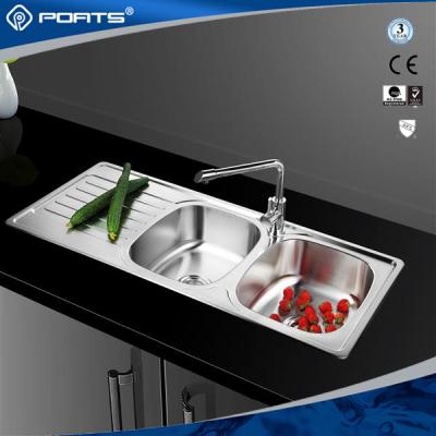 China Factory Faucet Sans Eco-friendly Stainless Steel Kitchen Sink Direct From POATS for sale