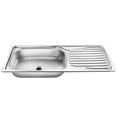 China Without Best Selling RV Faucet Narrow Stainless Steel Bowls With Wash Panel for sale