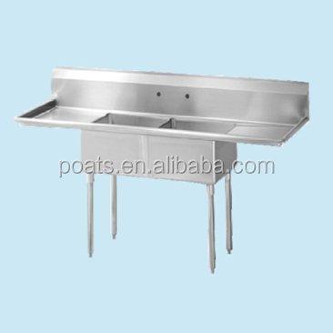 China Without Faucet Free Standing Commercial Kitchen Sink / Stainless Steel Freestanding Kitchen Sink / Stainless Steel for sale