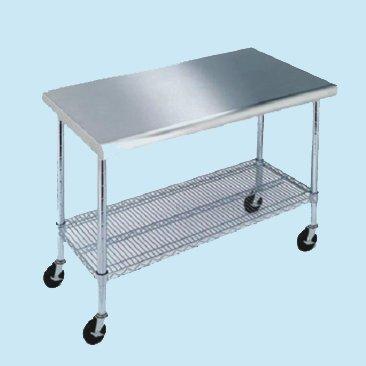 China Easy Movable Heavy Duty Three Platform Trolley Stainless Steel Layers for sale