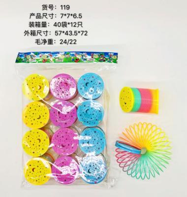 China Educational Toy New Rainbow Spring Magic Children's Spiral Games Bounce Toy Child Funny Outdoor Party Rewards Pinata Fillers Children Antistress Gift for sale