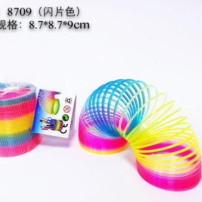 China Children Eductional Toy Colorful Plastic Slink y toys giant classic novelty plastic spring magic toy for sale