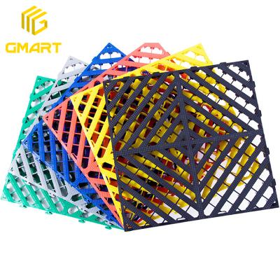 China New Design Gmart Waterproof Wear-Resistant Anti-Slip Waterproof Plastic Interlocking Tiles, Manufacture Easy Processed Interlocking Tiles for sale