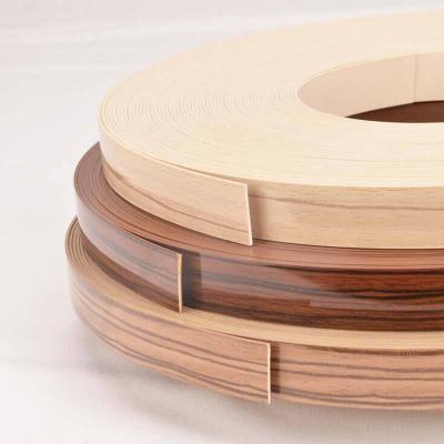 China Modern Wood Laminate PVC Formica PVC Cabinet Door Vinyl Dark Edging Rolls for sale