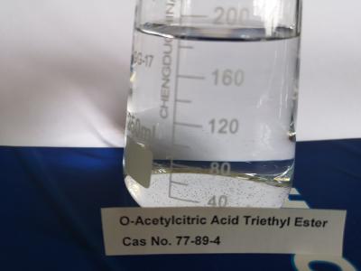 중국 ATEC 77-89-4 구연산염 가소제 Triethyl 2 - Acetylcitrate 비독성 액체 판매용