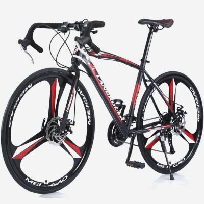 China Tour Road Bikes 24 26 Inch Road Bike Cycle Suspension Forks 24 27 Speed ​​V-Brake Frame MTB Steel Adult Mountain Bikes for sale