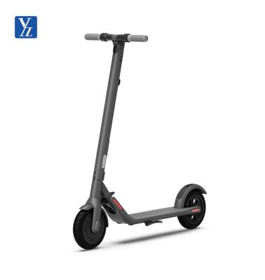 China Electric Brake + Mechanical Brake Powerful Cheap Electric Kickscooter 300W 9inches Dual Density Tires Tire Adults Folding Motor e Scooters for sale