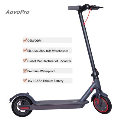 China Outdoor Sports Fat Tire Electric Scooter 350w Motor 10.5ah 8.5 Inch Waterproof Foldable Adult Electric Scooter for sale