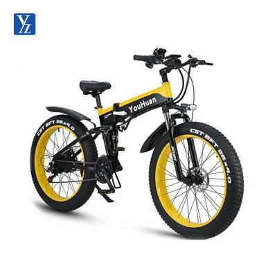 China Luxury E Bikes 2021 Electric Bicycle 750W 26 Inch 48V Lithim Battery mtb Bicycle Frame Mountain Bike for sale