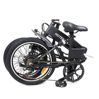 China Full suspension standard ebike 20 inch 7 speed hidden battery folding bicycle road foldable electric bike by 36v for sale