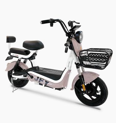 China Aluminum Alloy High Power 2 Seat Permanent Magnet Reflector Bike Brushless Electric Bike 350w 48v Strong Electric Bicycle for sale