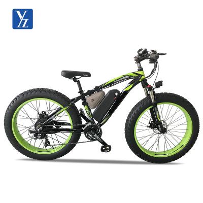 China Fat tire aluminum alloy fat tire e bike mountain bike good price electric mountain bike good price ebike for sale