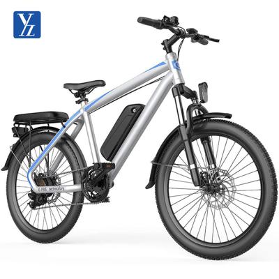 China 2021 Electric Bike 7 Speed ​​Aluminum Alloy 48V Lithium Battery 48V Aluminum Alloy Mountain City BicycleMountain E Bike for sale