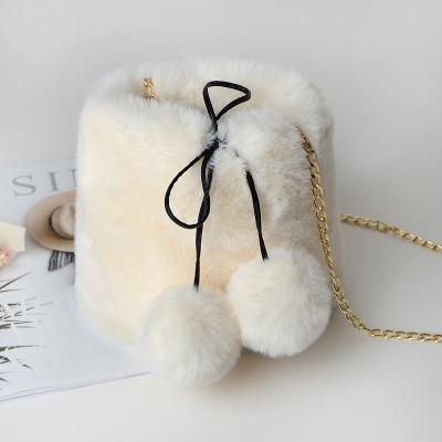 China Fashion Women Plush Bags Soft Warm Plush Girls Lady Faux Fur Bags Fuzzy Crossbody Purses Plush Bags Fur Handbags for sale