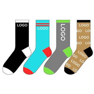 China Sporty 3D Printing DIY Logo Design Sporty Custom Men /Women Sock Casual Sock Dropshipping Wholesale Suppliers for sale