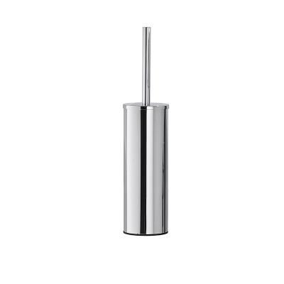 China STOCCO Chrome Toilet Brush Holder Stainless Steel Modern Durable Tool Bathroom Vertical Toilet Brush Wall Mounted for sale