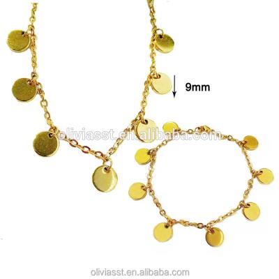 China Olivia Hot Promotion Fashion Jewelry African Nickel Free Steel Set Necklace Women Jewelry Set for sale