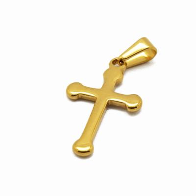 China Nickel Free Punk Cross Pendant Stainless Steel Silver Cross Pendant For Necklace Jewelry Gold Chain for sale