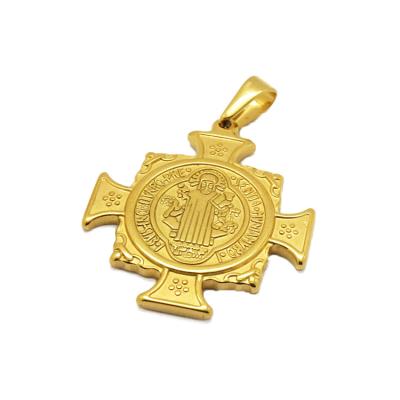 China New Style Nickel Free Religious Pharaoh Stainless Steel Pendant Gold Plated Necklace Jewelry for sale