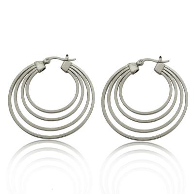 China Olivia Trend Custom Layered Hoop Earring Designs Nickel Free Women Fashion Jewelry Egyptian Earrings for sale