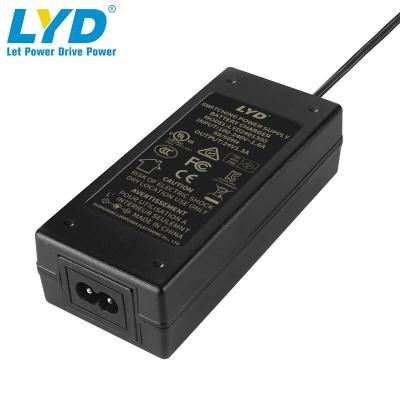 China ABS+PC Flame Retardant Material C8 24v 1a AC to Desktop DC Power Supply Adapter for sale