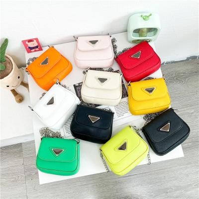 China Novelty Pinch 2021 New Arrival Summer JOYIE 2021 Candy Color Cute Kids Pinch Mini Chain Handbags Designer Crossbody Bags For Little Girls for sale