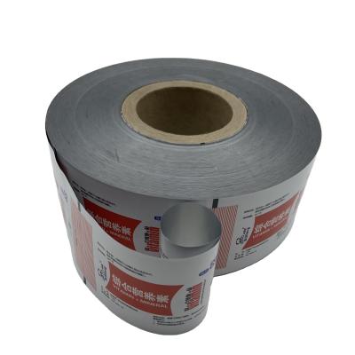 China Custom Food Packaging Moisture Proof Laminated Plastic Roll Film Aluminum Foil Film For Protein Powder for sale