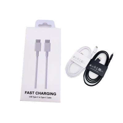 China Fast Charging Speed High Quality 25w 45w Pd Fast Charging Usb Cable Type-c Charger Cable 1m For Samsung Type C To Type C Cable With Box for sale